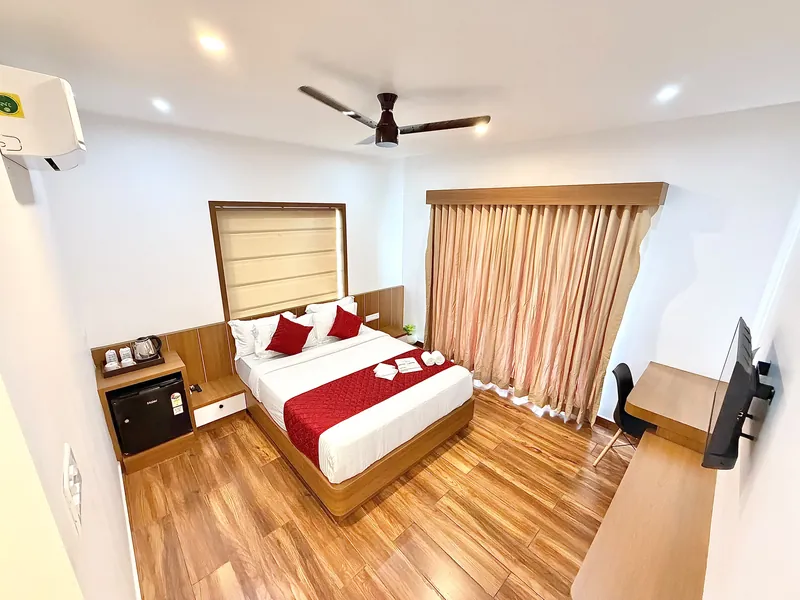 Bedroom with panelling
